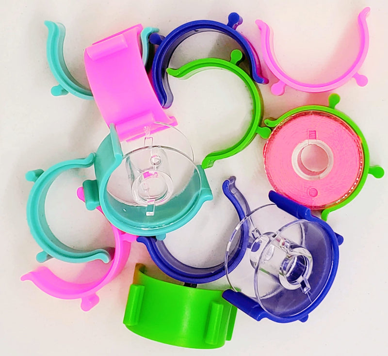 PeavyTailor 36Pcs Bobbin Holder Bobbin Clips Spool Huggers for Sewing Machines Thread organizing. The Bobbin Clamps, peels Thread Huggers are Sewing kit Organizer to Avoid unwinding Thread Tails. - NewNest Australia