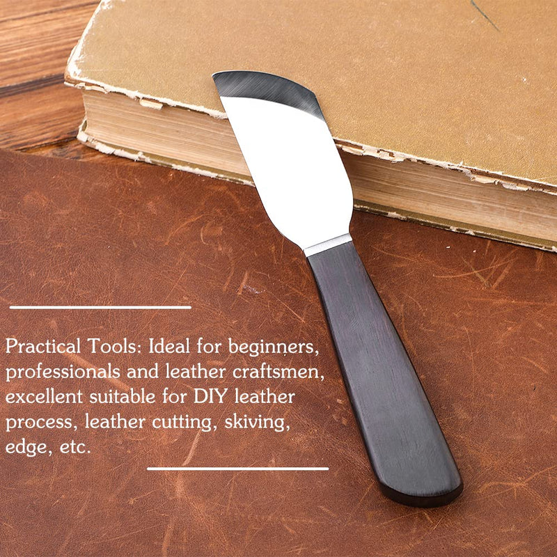 Leather Knife, Leather Cutting Knife with Wooden Handle, Leather Working Tools Leather Craft Cutting Knife with Exquisite Package for DIY Leathercraft Cutting - NewNest Australia