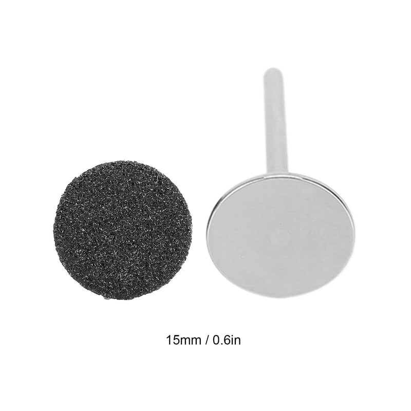 Feet Grinder Sandpaper, Pack Of 50 Electric Callus Remover, Sandpaper Discs, Pedicure Tool, Replacement Accessories With Shaft, For Hard, Dead Skin, Cracked Heel, Only For Foot Sanders (Œ¶15 Mm) - NewNest Australia