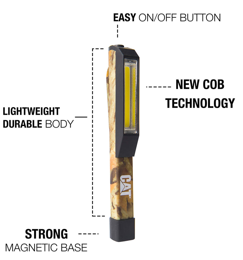 Cat Work Lights CT1200 Pocket COB LED Flood Beam Work Light, Camouflage - NewNest Australia