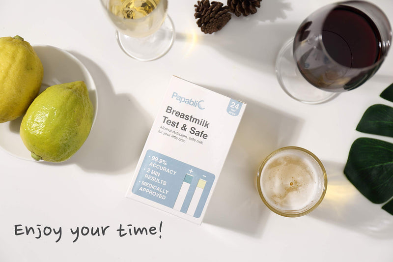 24-Count of Papablic Test & Safe Breastmilk Alcohol Test Strips, 2-min Quick & Precise Detection for Alcohol in Breastmilk Precise Detection for Alcohol in breastmilk - NewNest Australia