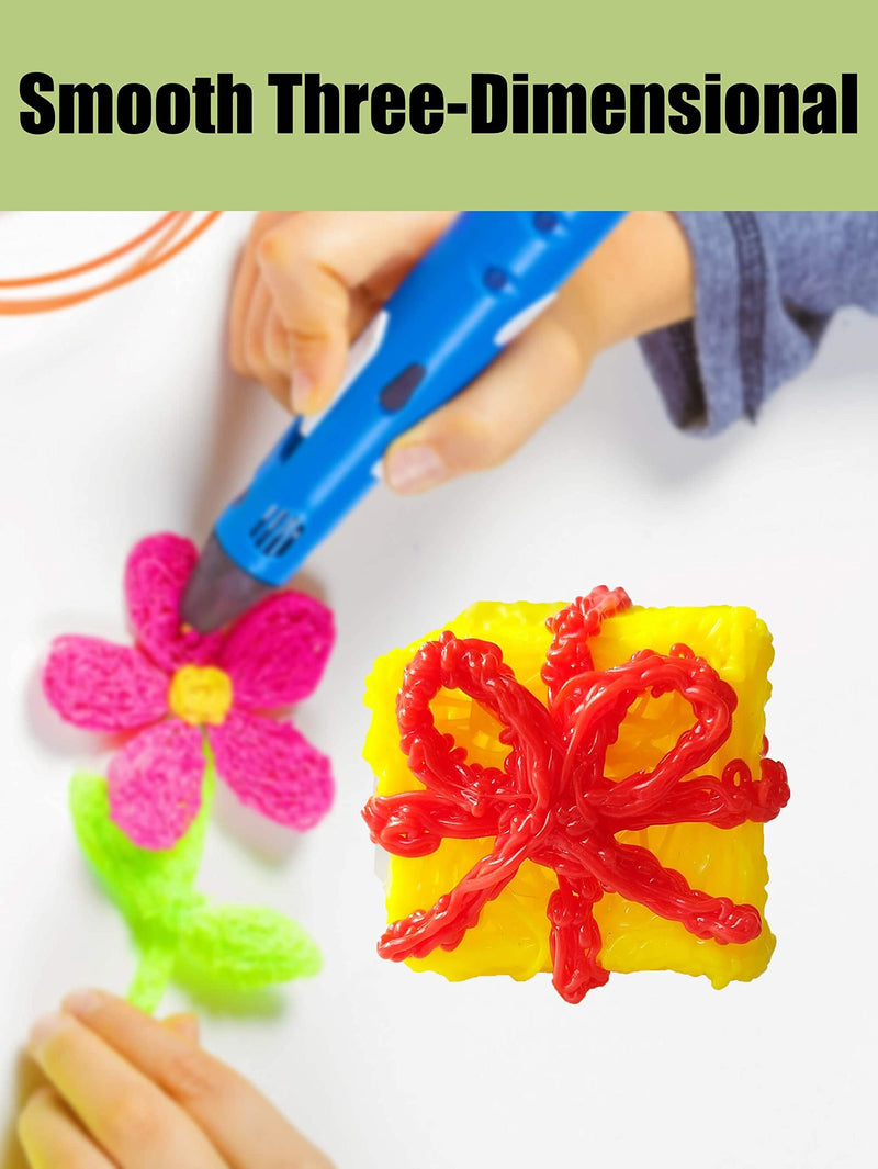 3D Printing Drawing Book, Reusable Colorful 40 Patterns Thick Paper Template with a Clear Plate, Painting Graffiti Template for 3D Pen Kids DIY Gift - NewNest Australia