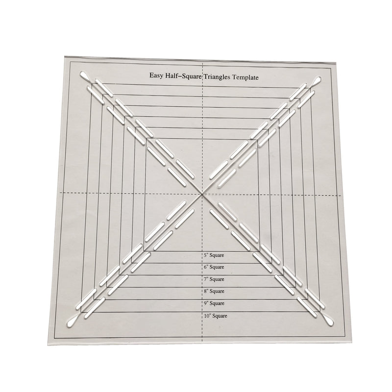 HONEYSEW Easy Half-Square Triangles Template Ruler for Sewing Quilting - NewNest Australia