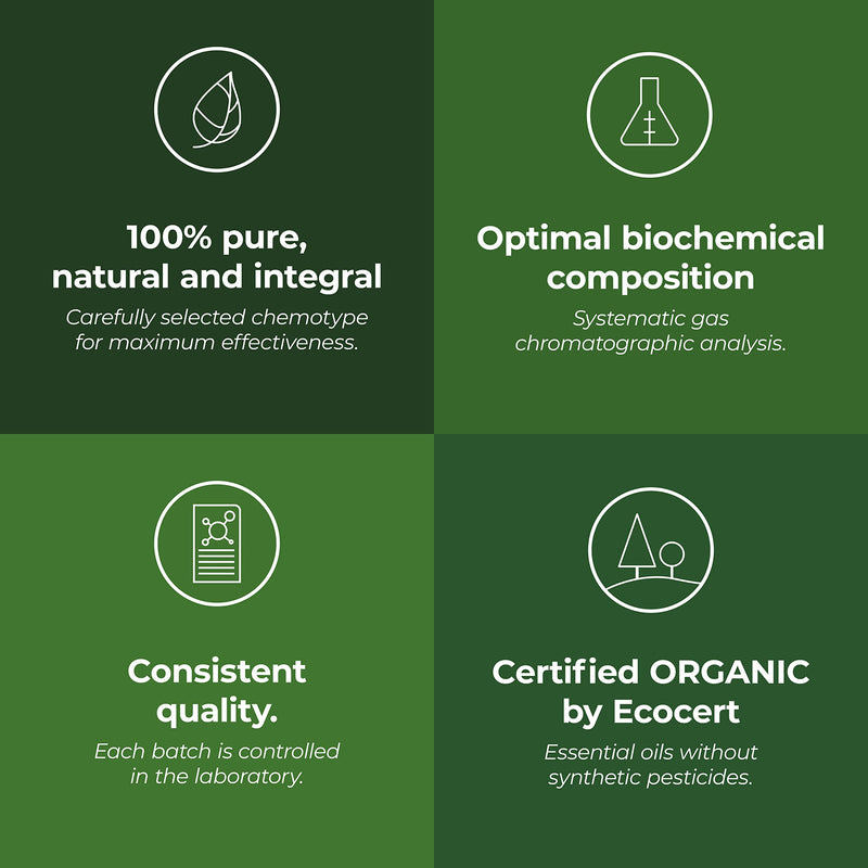 BIO - Cedarwood Atlas Essential Oil - 10mL - 100% Pure, Natural, Chemotyped and AB/Cosmos Certified - AROMA LABS (French Brand) 10 ml (Pack of 1) - NewNest Australia
