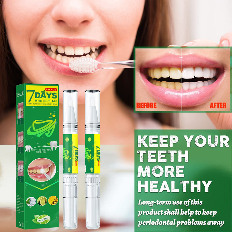 Teeth Whitening Pen Teeth Whitening Kit, Teeth Stain Remover to Whiten Teeth, Effective & Painless Whitening Teeth Whitening Gels eeth whitening Wand,Teeth whitening kit Accessories - NewNest Australia