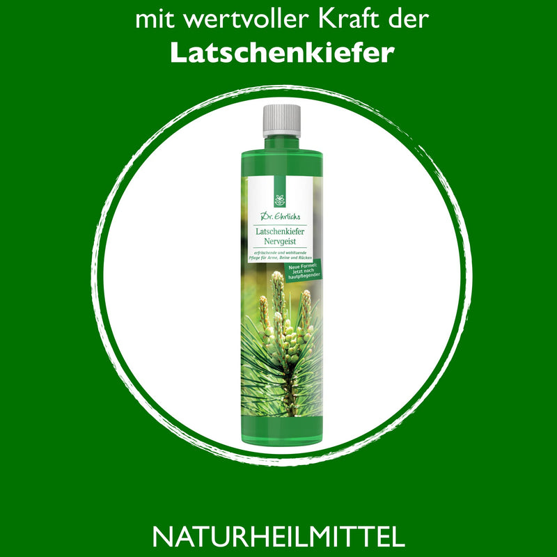 Dr. Ehrlichs Mountain Pine Natural Kraft – Massaging Nervous Mind 500 ml – Natural muscle ache Well-Being for the whole body – Refreshing After Sport - NewNest Australia