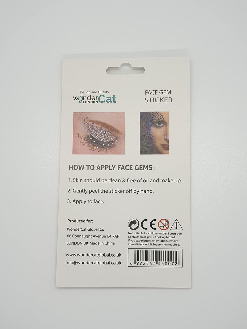 150 PCS 4 mm Face Gems Stickers Temporary Tattoo Acrylic Crystal Glitter Waterproof Face Jewels Rainbow Tears Rhinestone for Party, Rave Festival, Dress-up Make up -SELF ADHESIVE- (CLEAR (Z1KAZ01)) CLEAR (Z1KAZ01) - NewNest Australia