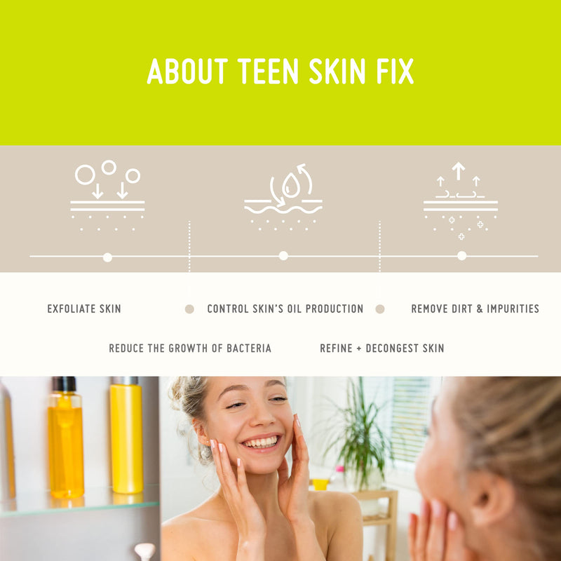 Nip + Fab Teen Skin Fix Zero Shine Face Moisturizer with Niacinamide and Antioxidant Wasabi Extract, Shine Free Mattifying Facial Cream for Oil Control Prevent Breakouts Even Skin Tone, 75 ml - NewNest Australia