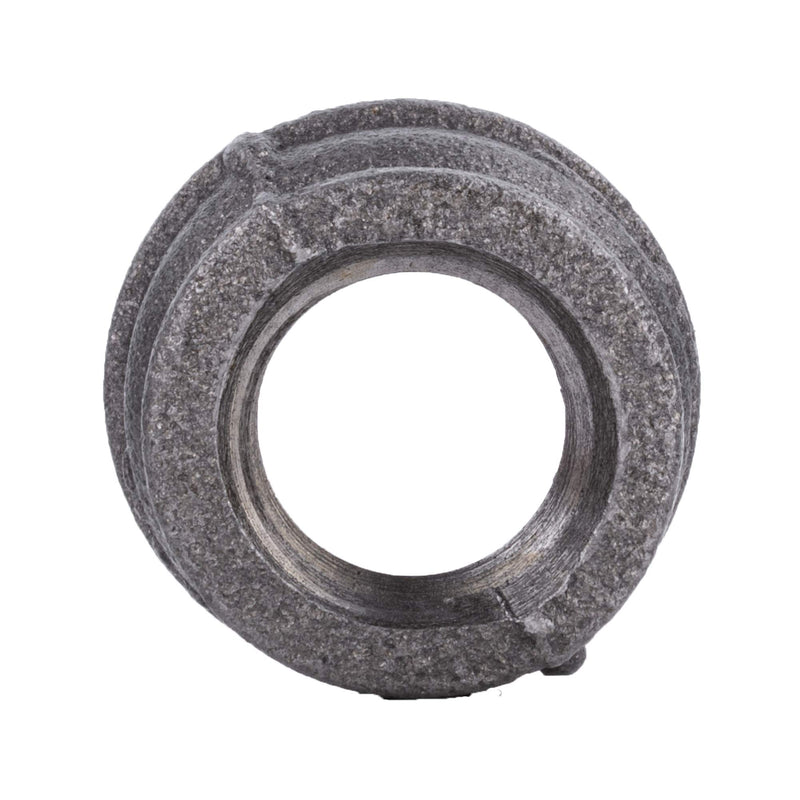 3/4" x 1/2" Inch Reducing Coupling Industrial Malleable Cast Iron Pipe Fitting 6 Pack by Pipe Decor, Pipe Components for Building Tables, Chairs, Shelving, and Custom Furniture, Six Pack Couplings Reducing Coupling 6 Pack - NewNest Australia