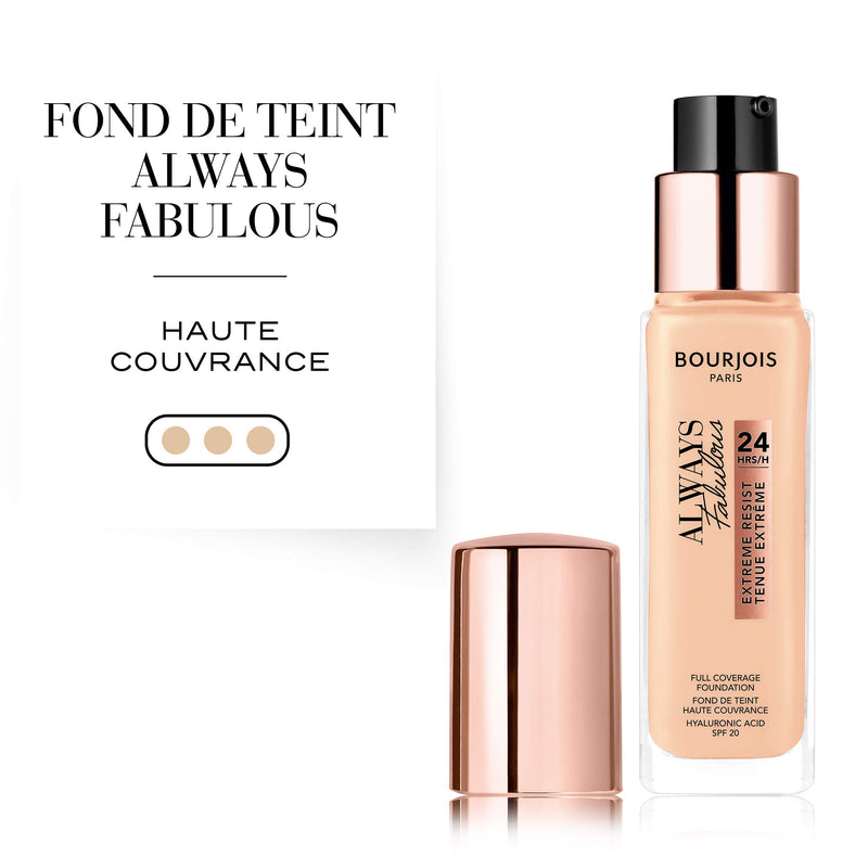 Bourjois Always Fabulous Foundation - 100 Rose Ivory - NewNest Australia