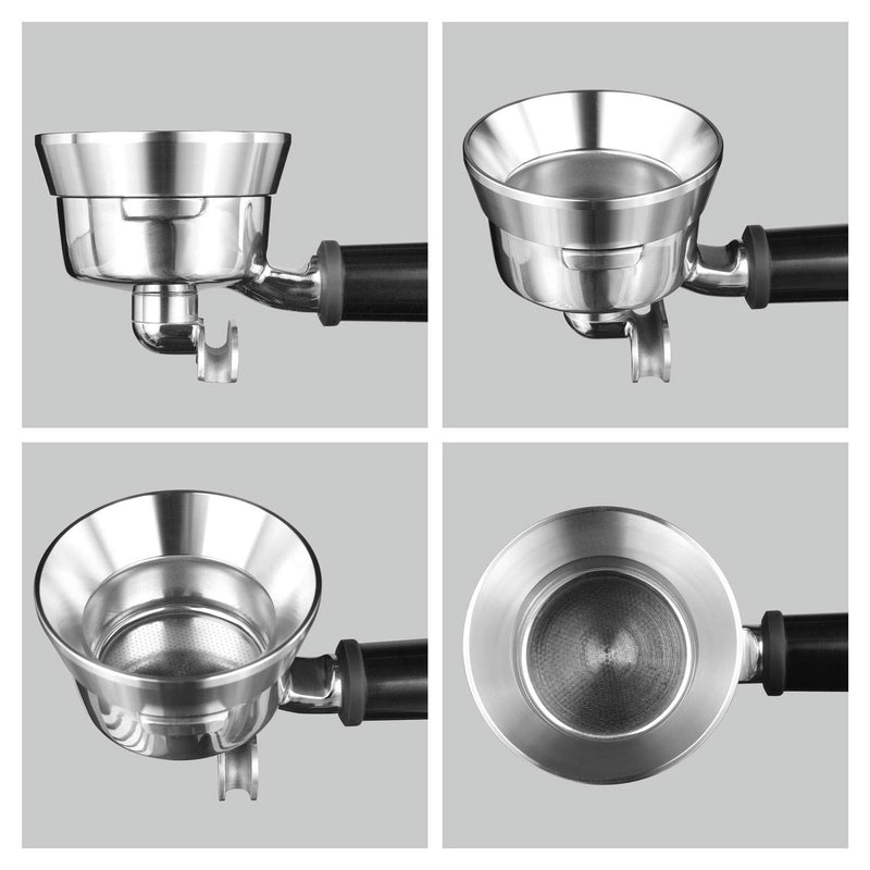 NewNest Australia - 58mm Espresso Dosing Funnel, MATOW Stainless Steel Coffee Dosing Ring Compatible with 58mm Portafilter (58mm) 