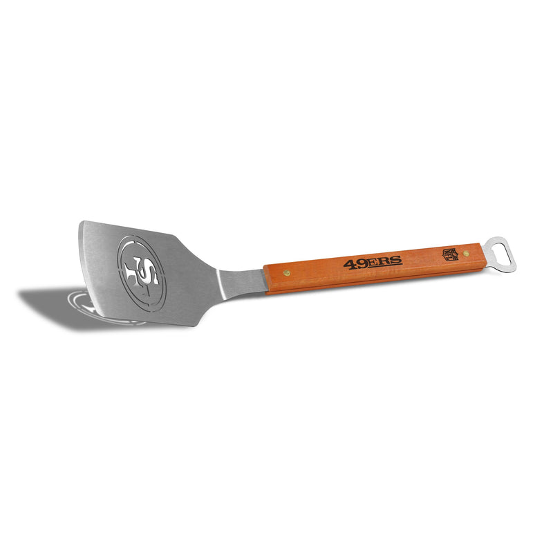 NewNest Australia - YouTheFan NFL Classic Series Sportula Stainless Steel Grilling Spatula San Francisco 49ers 