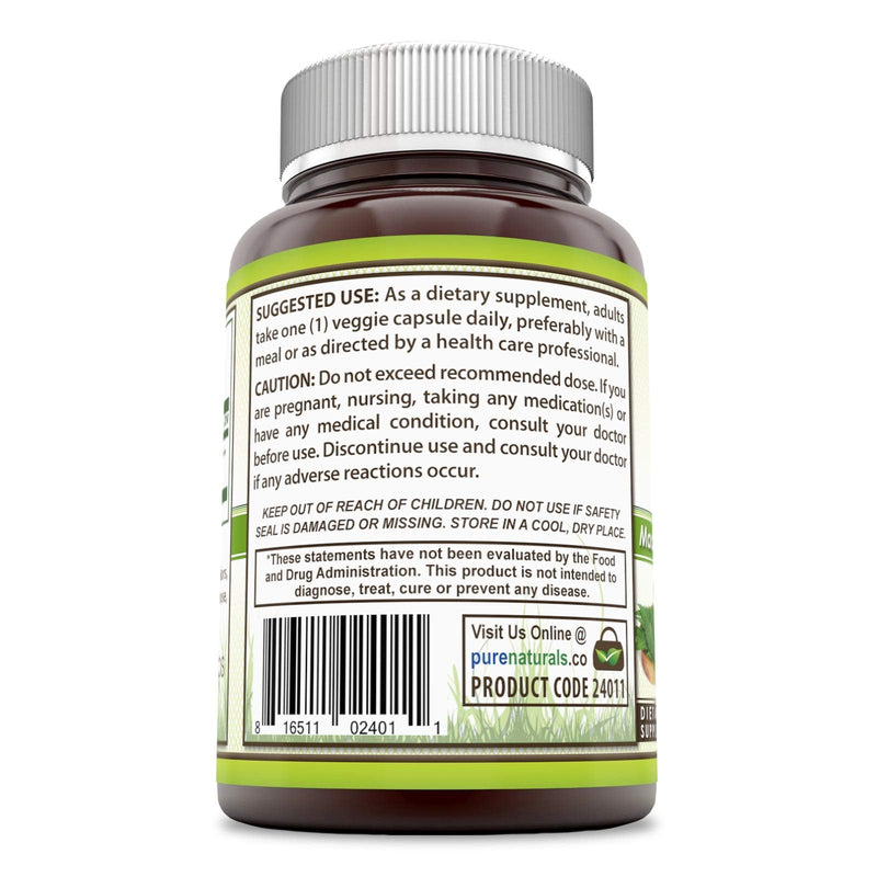 Pure Naturals Neem 500 Mg, 120 Veggie Capsules, Supports Digestive Functions, Promotes Detoxification of Blood, Supports Skin Health 120 Count (Pack of 1) - NewNest Australia
