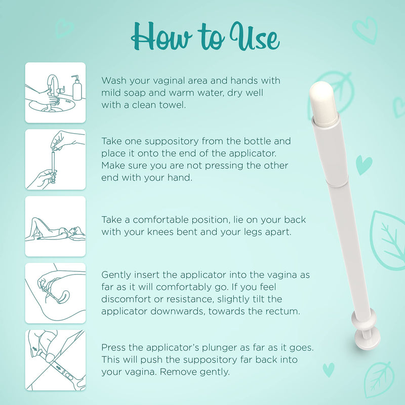 VeeFresh - VeeCleanse Boric Acid Vaginal Suppositories + Suppository Applicator - Vaginal pH Balance Suppositories - Vaginal Odor Control - Feel Fresh, Feminine and Confident - NewNest Australia