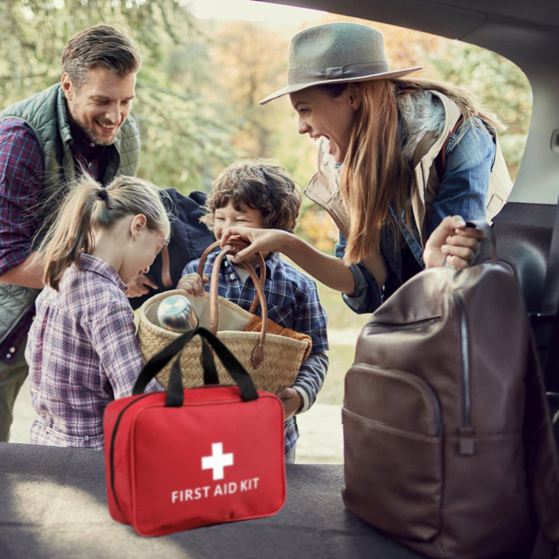 Gute First Aid Empty Kit,2 Pcs First Aid Bags,Medicine Bags,Small Portable Emergency Bag,Medicine Storage Bag for Home,Office,Camping,Boat,Car,Travel,Outdoor(Bag Only) - NewNest Australia