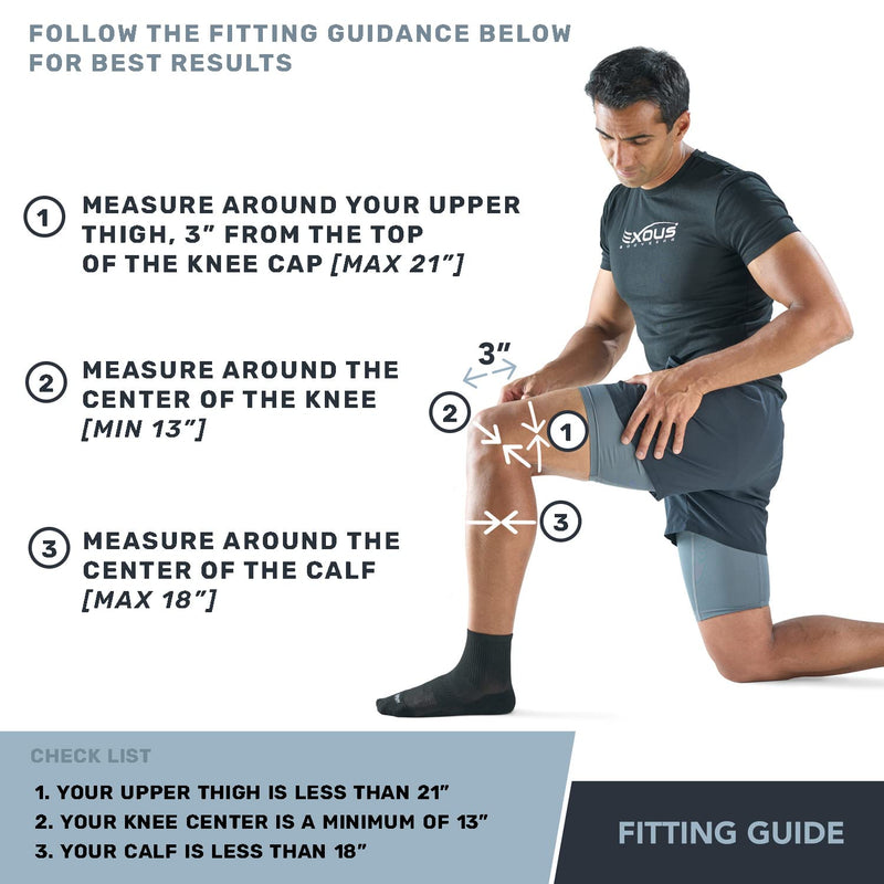 Knee Support Brace For Men & Women Unique 4-way Adjustable Non-Slip Neoprene Strap System For Arthritis, Running Bursitis, For ACL, Ligament Damage Ideal For Sports - Skiing & Meniscus Tear - NewNest Australia