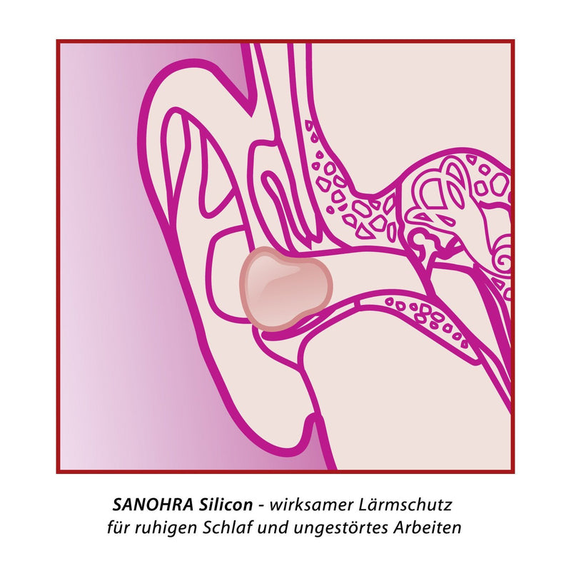 Sanohra Silicon Earplugs - Moldable Silicone For Sleeping, Working, Swimming And Against Snoring - 6 Silicone Earplugs - Individually Moldable - For Adults And Children - NewNest Australia