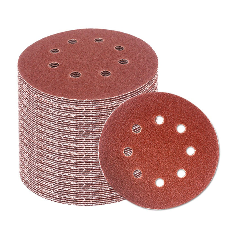 Coceca 80pcs Orbit Sander Sandpaper 5 inches Orbital Sanding Discs Assorted 40 60 80 100 150 180 240 320 Grits for Power Random Orbit Sanders - NewNest Australia