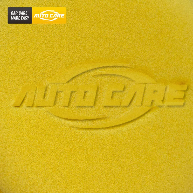 Autocare Car Wax Applicator/Round Shaped Sponge/Cars Wax Applicator Foam Sponge Ultra-Soft Cleaning Tool,(Yellow, 4" Diameter, Pack of 6) - NewNest Australia