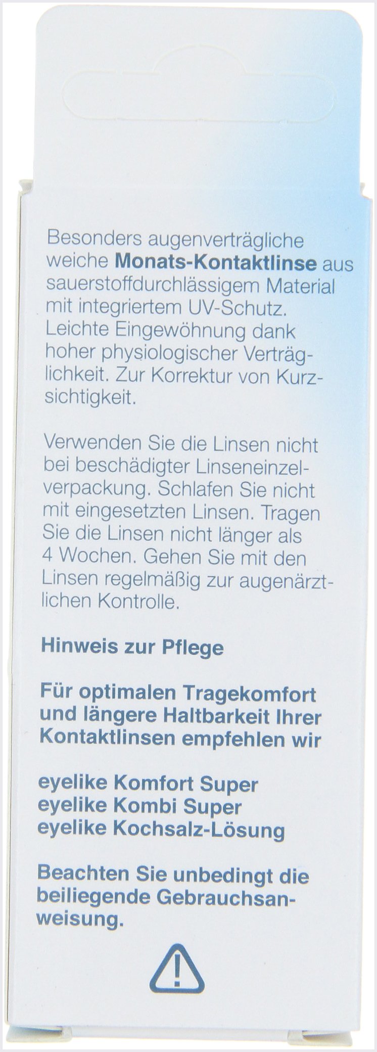 Eyelike monthly contact lens, -6.00 diopters, 1 piece -6.0 diopters 8.6 millimeters 14.1 millimeters - NewNest Australia