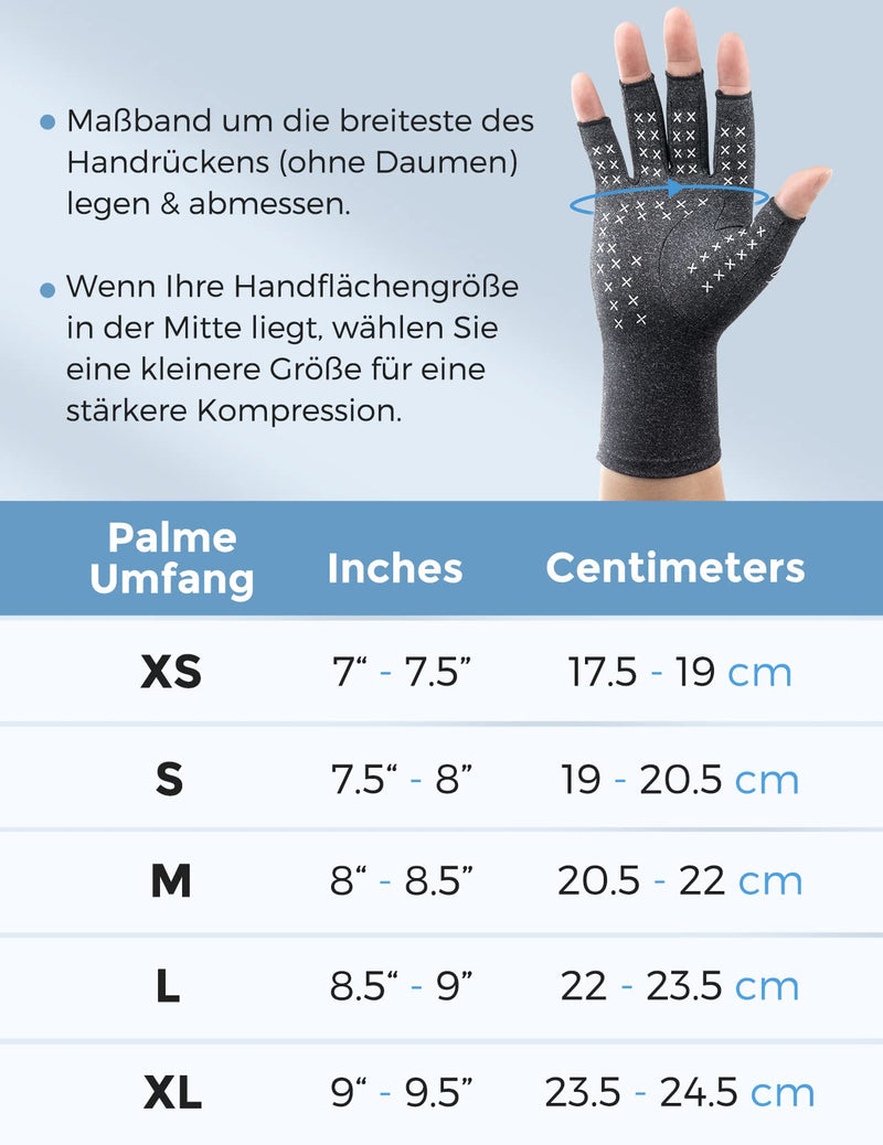 Freetoo Copper Infused Arthritis Gloves, Fingerless Compression Gloves Women / Men, Arthritis Pain Relief For Carpal Tunnel, Rheumatism, Rsi, Tendinitis, Hand Pain Typing, Gaming Knitted Gloves - NewNest Australia