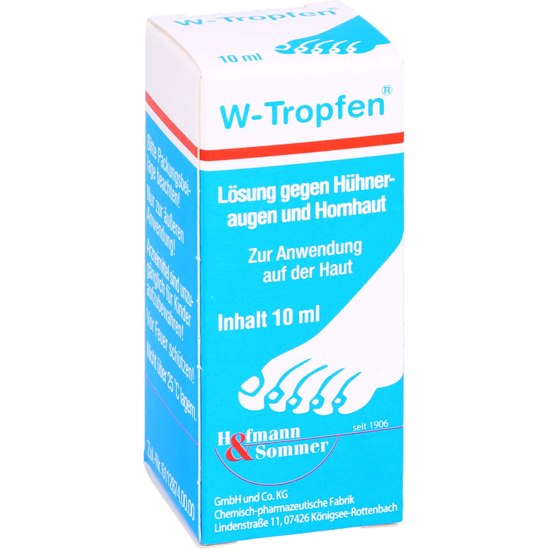 W-DROP solution against corns and calluses 10 ml - NewNest Australia