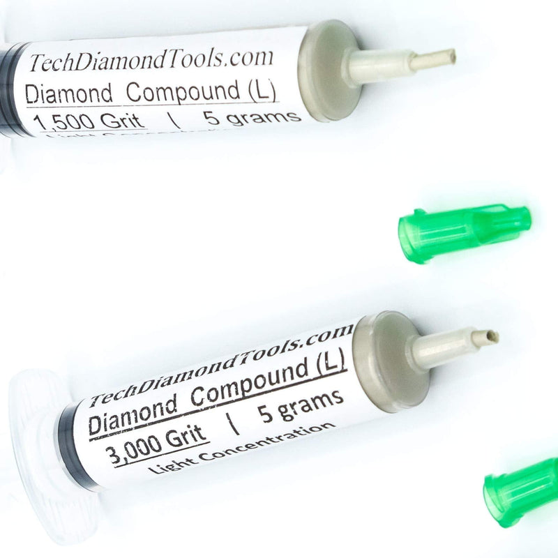 TechDiamondTools Kit of 3 Diamond Polishing Compound Polishing Paste 1050 1500 3000 Grit for Marble Glass Metal Rock Jewelry Resin Silver Gemstone with 10% of Diamond Powder USA Made 3000 1500 1050 grit - NewNest Australia