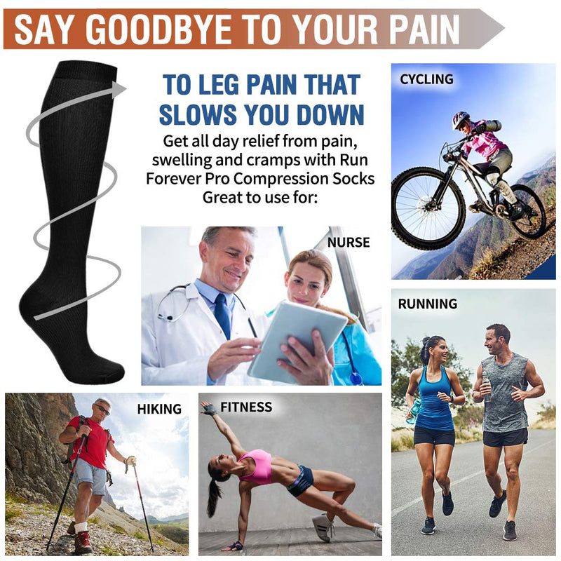 Compression Socks for Women and Men - Best Athletic,Circulation & Recovery¡­ Small-Medium Bq-10-1-1s / M - NewNest Australia