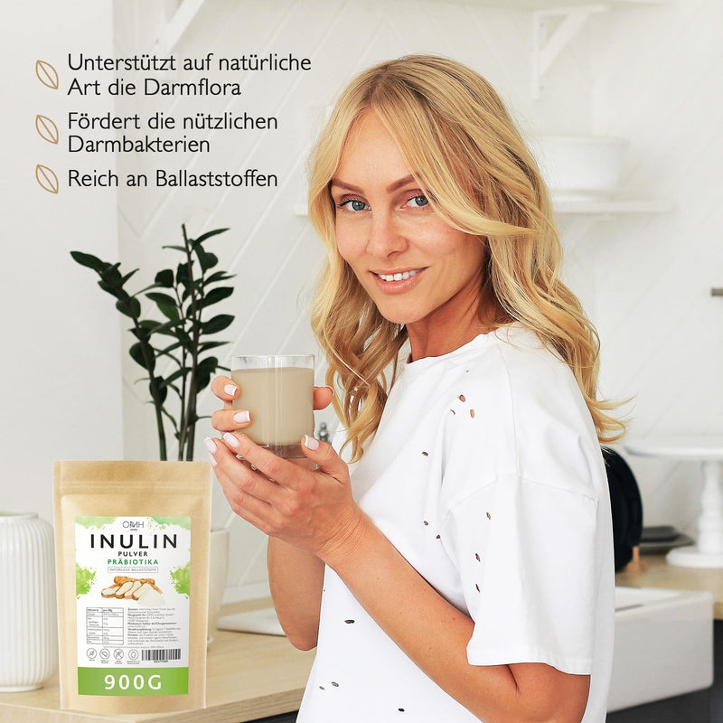 Inulin powder prebiotics fiber 900g (0.9kg) cultivation in Europe chicory root vegan - NewNest Australia
