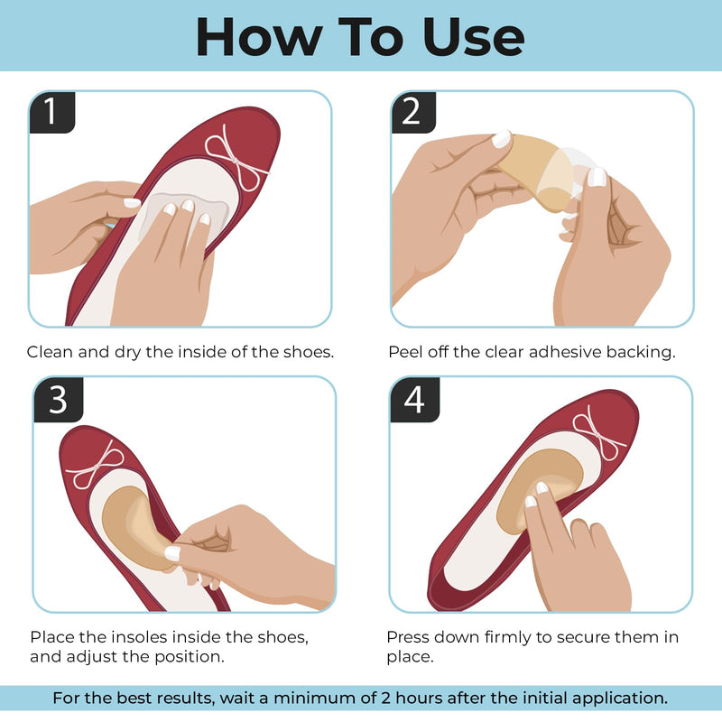 Arch Support Reusable Arch Support Shoe Insoles For Relief Of Plantar Fasciitis, Self-Adhesive Flat Foot Insoles, Orthopedic Insoles To Relieve Foot Pressure - 5 Pairs - NewNest Australia