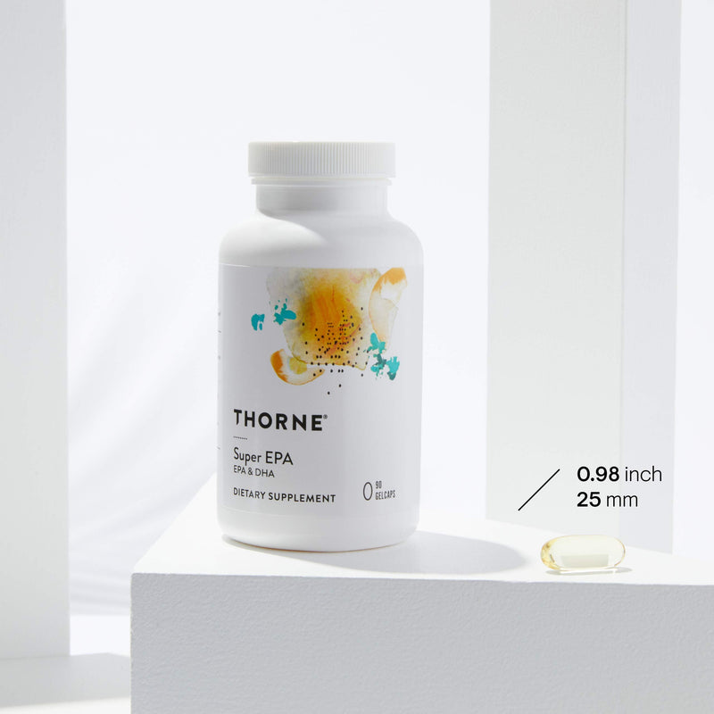 Thorne Research - Super EPA - Concentrated Omega-3 Fatty Acid Supplement - EPA and DHA - 90 Gelcaps - NewNest Australia