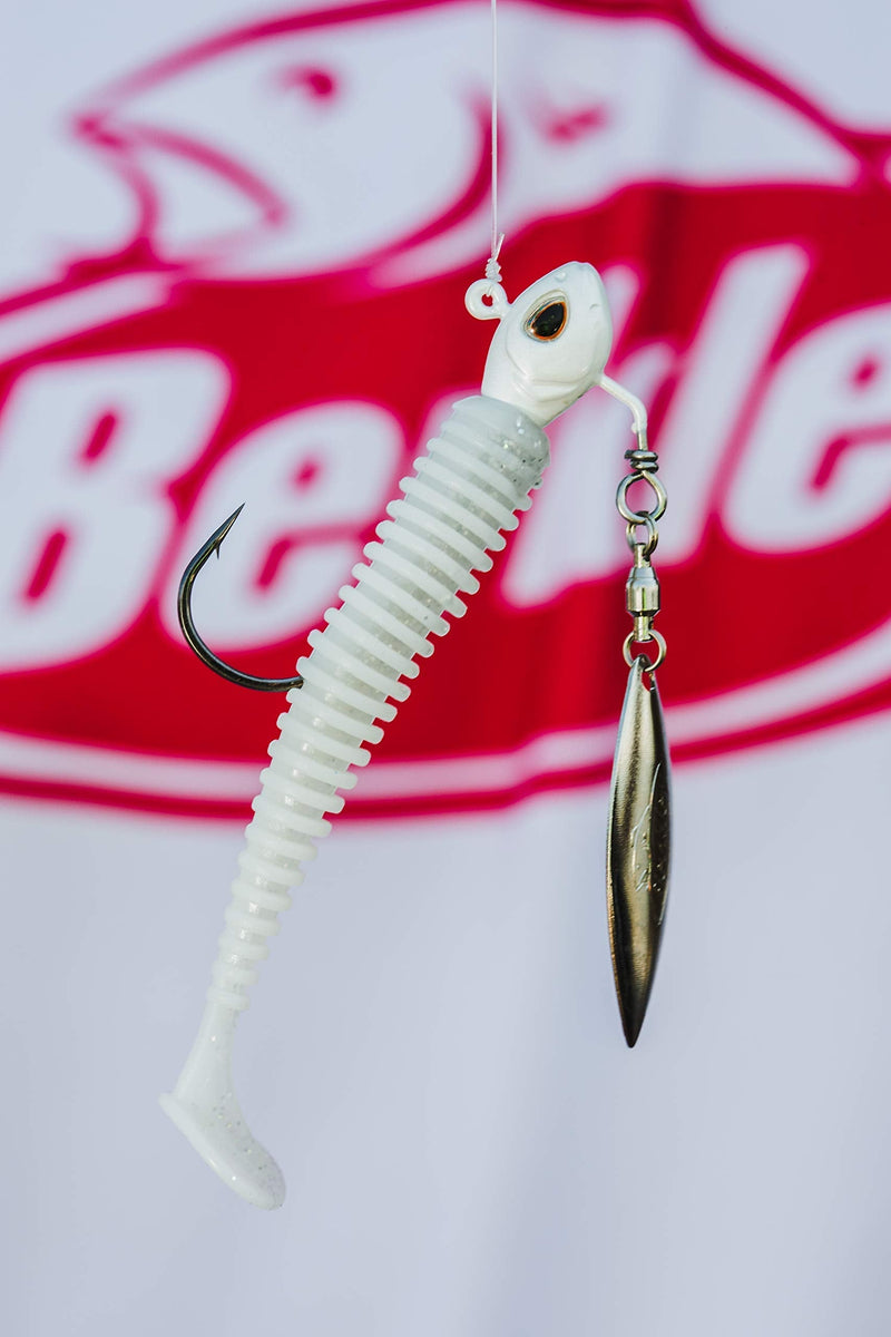 Berkley 1483670 Powerbait Power Swimmer Soft Bait, 3.80" Length, Pro Blue Red Pearl, Package of 6 - NewNest Australia