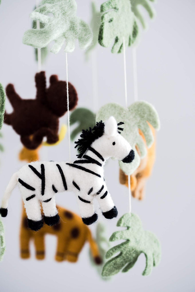 Jungle Animals Baby Mobile, Safari Nursery Room Decor, Safari Theme Nursery, Wild Animals Decoration, Wild Animals Mobile - NewNest Australia