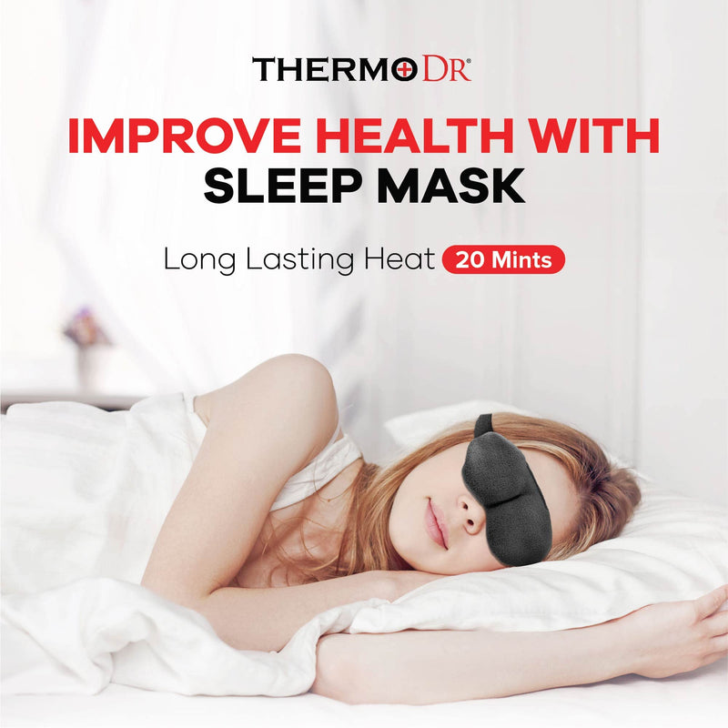 Heated Eye Mask for Dry Eyes & Blepharitis | Headaches & Migraines | Sinus Problems | Helps Relax & Relieve Tension | Elasticated Strap | One Size - NewNest Australia