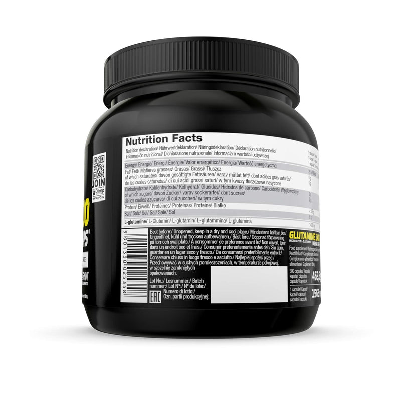 OLIMP anti-catabolic L-Glutamine Mega Caps (300 capsules). Dietary supplement with high-quality glutamine | 300 pieces (pack of 1) 300 capsules - NewNest Australia
