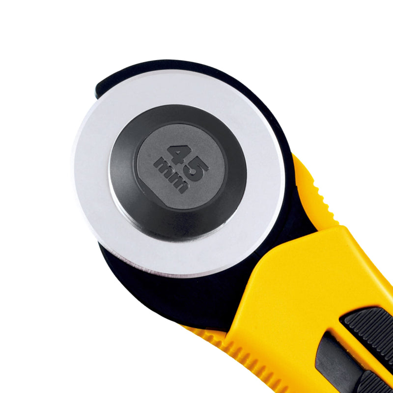 OLFA 45mm Rotary Cutter Replacement Blade, 1 Blade (RB45-1) - Tungsten Steel Circular Rotary Fabric Cutter Blade for Crafts, Sewing, Quilting, Fits Most 45mm Rotary Cutters - NewNest Australia