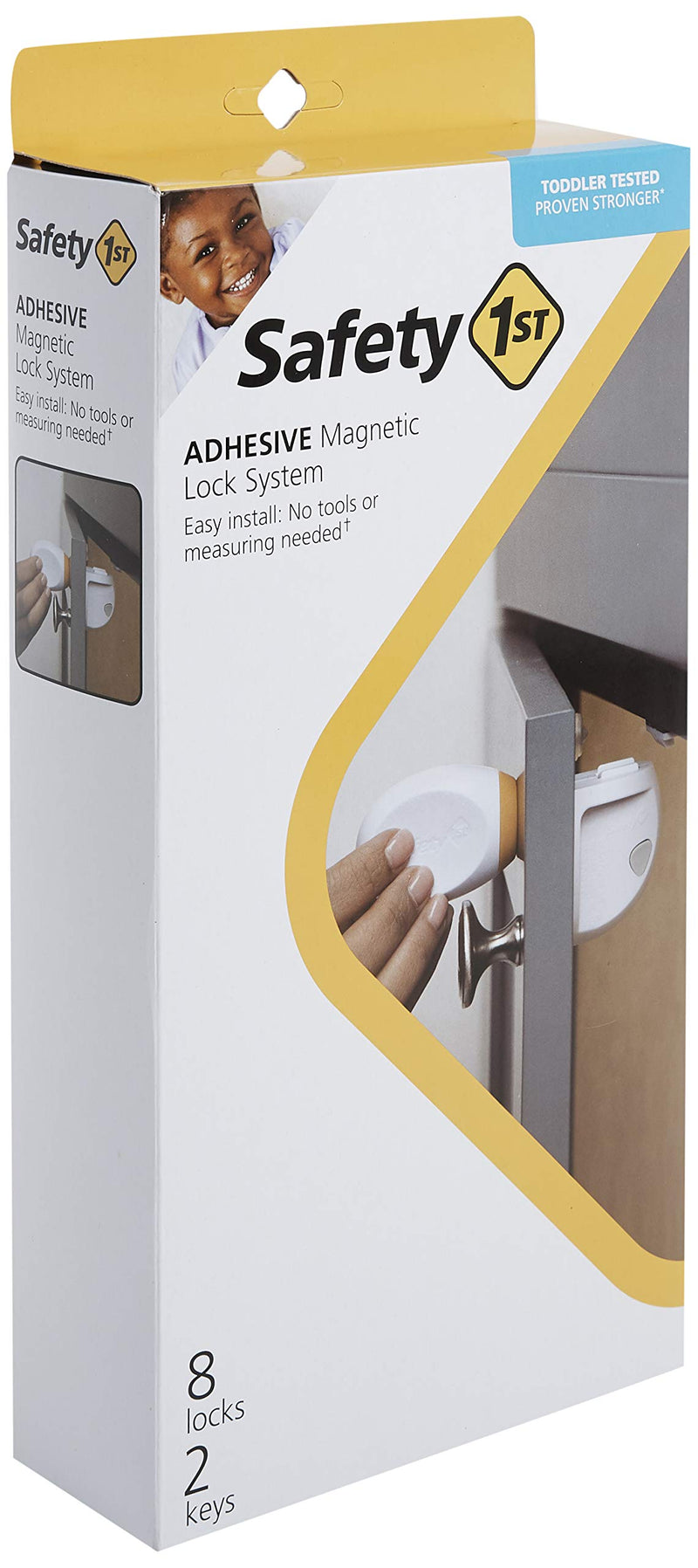 Safety 1ˢᵗ Adhesive Magnetic Lock System, 8 Locks And 2 Keys - NewNest Australia