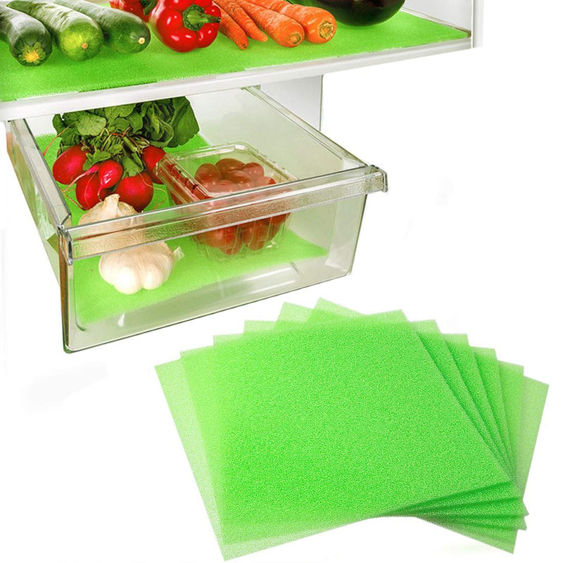 NewNest Australia - Dualplex Fruit & Veggie Life Extender Liner for Fridge Refrigerator Drawers, 12 x 15 Inches (6 Pack) – Extends The Life of Your Produce & Prevents Spoilage 