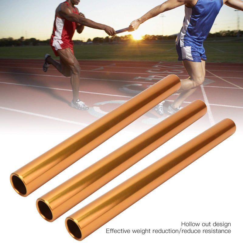 Keenso Relay Race Baton, 3 Pcs Aluminum Alloy Track and Field Relay Baton Sports Relay Race Baton Sports Game Props orange - NewNest Australia