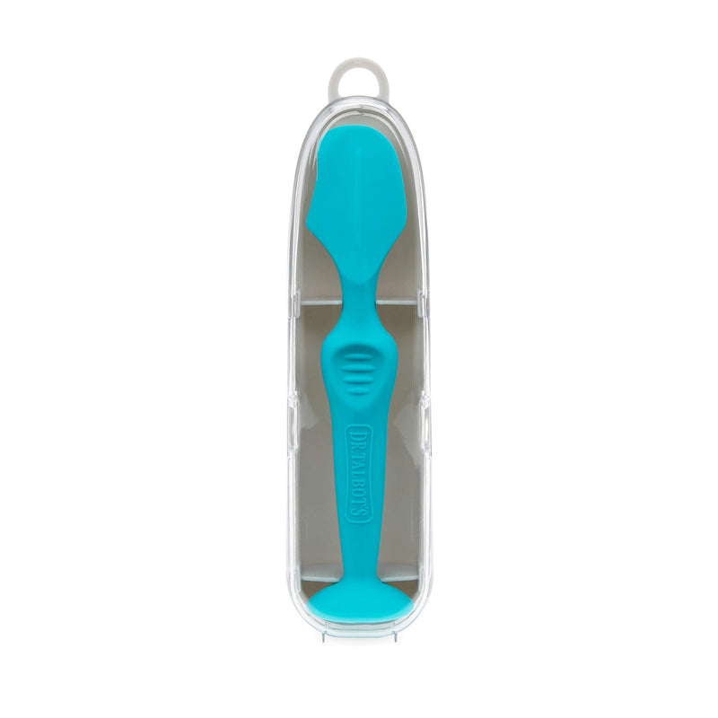 Dr. Talbot's Diaper Cream Soft Silicone Brush With Suction Base & Hygienic Case By, Aqua, Full Size, Blue 1 Count (Pack of 1) - NewNest Australia