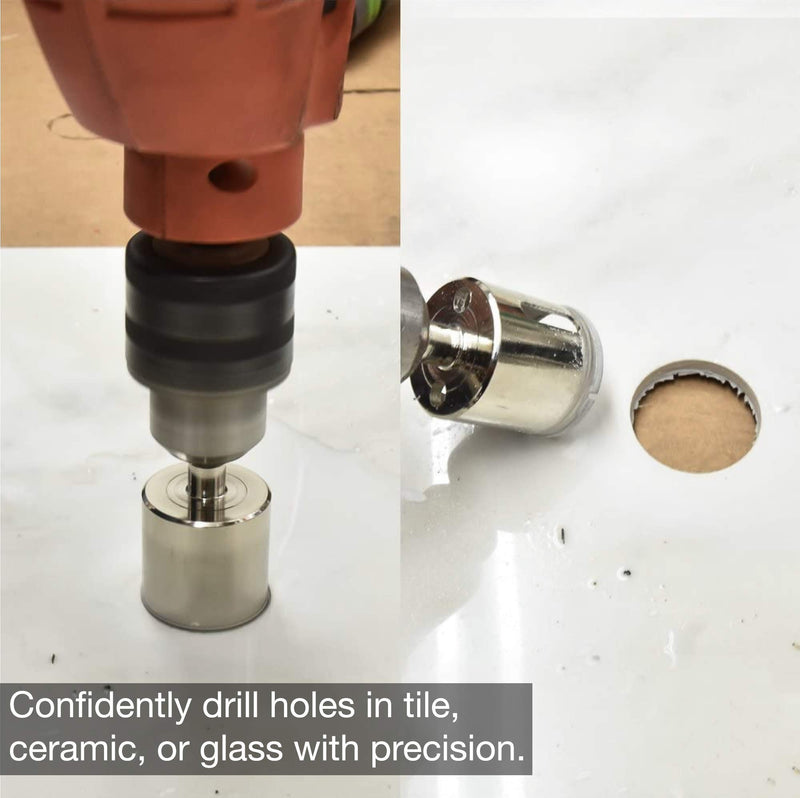 Neiko 00823A Diamond Grit Hole Saw Drill Bit Set, 5 Piece | 5/32” – ½” 5-pc small set - NewNest Australia
