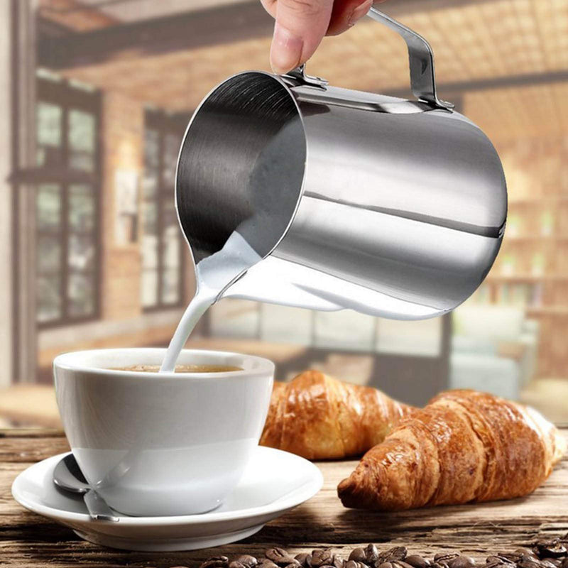 YORKING Stainless Steel Milk Coffee Frothing Jug Frother Latte Container Pitcher Tool for Coffee Making - NewNest Australia