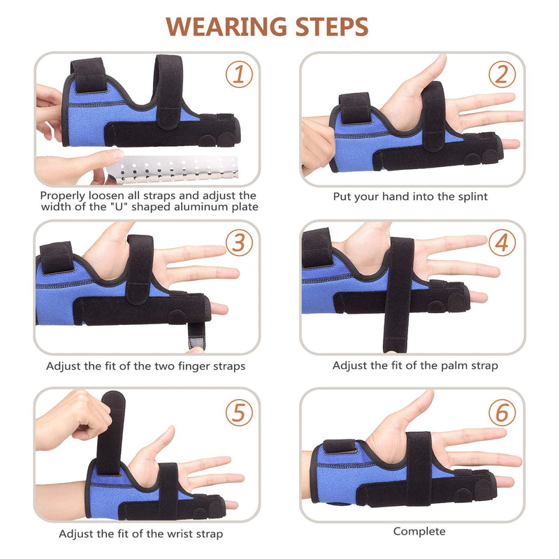 Small Finger Splint, Metacarpal Splint, Boxer Fracture Splint, Finger Splint, Finger And Ring Finger Splint For Straightening, Finger Support For Dislocated, Broken And Mallet Fingers - NewNest Australia