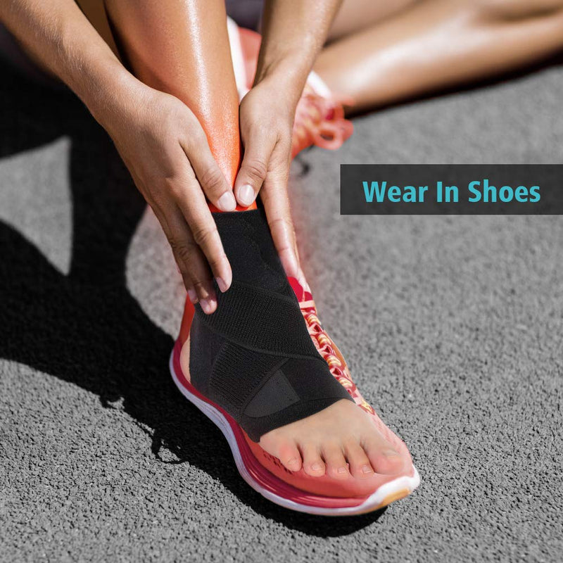 Ankle Support Brace, Compression Ankle Wrap Strap Adjustable Sleeve for Acute Injury Rehabilitation, Effective Relief for Chronic Ankle Discomfort, Arthritis, Tendonitis Ankle Brace 01 - NewNest Australia