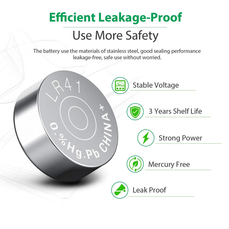 LiCB 20 Pack LR41 AG3 392 384 192 Battery 1.5V Button Coin Cell Batteries - NewNest Australia