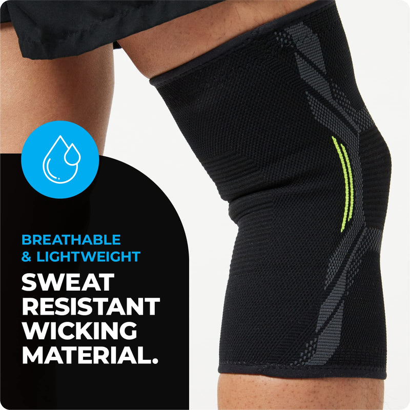 VITTO Knee Support for Women - Knee Support Men - Size XL - Knee Brace for Arthritis Pain Relief, Joint Pain, Ligament Injury, Meniscus Tear, ACL, MCL - Knee Compression Sleeve for Running, Squats - NewNest Australia