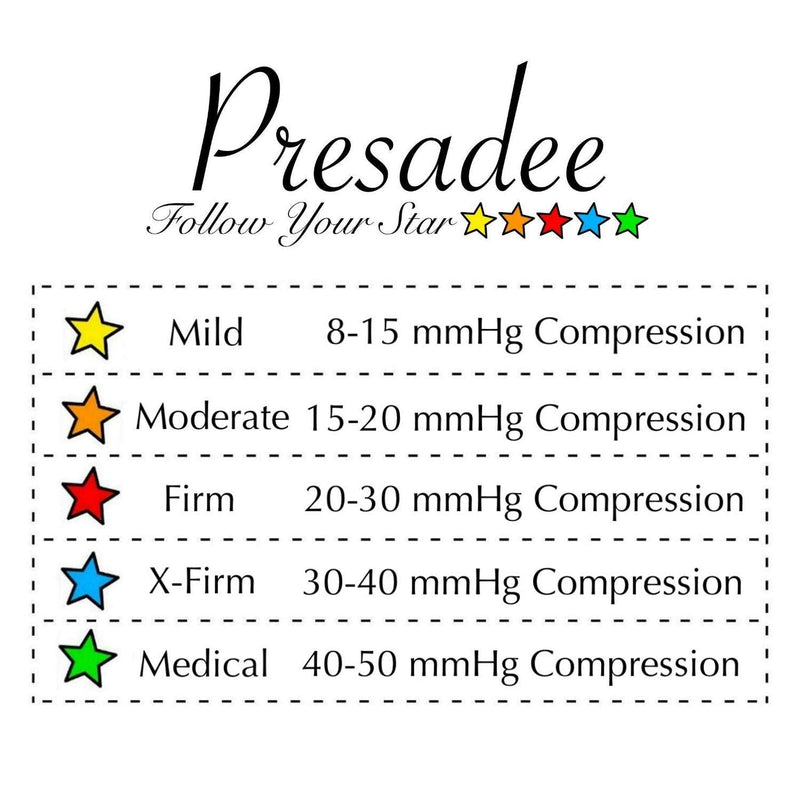 Presadee Kid's Ankle 15-20 mmHg Compression Foot Leg Open Closed Toe Sleeve Sock (Open Toe Beige, L/XL) Open Toe Beige Large/X-Large (1 Pair) - NewNest Australia