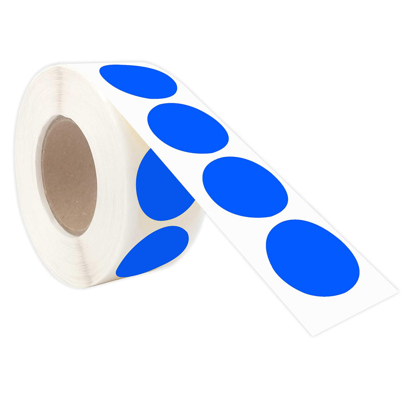 PARLAIM 1 Inch Round Permanent Adhesive Color-Code Dot Stickers,1000 per Roll dots Label Dispenser Box ,Bright Blue Circle Stickers Label for Office Classroom (Blue) - NewNest Australia