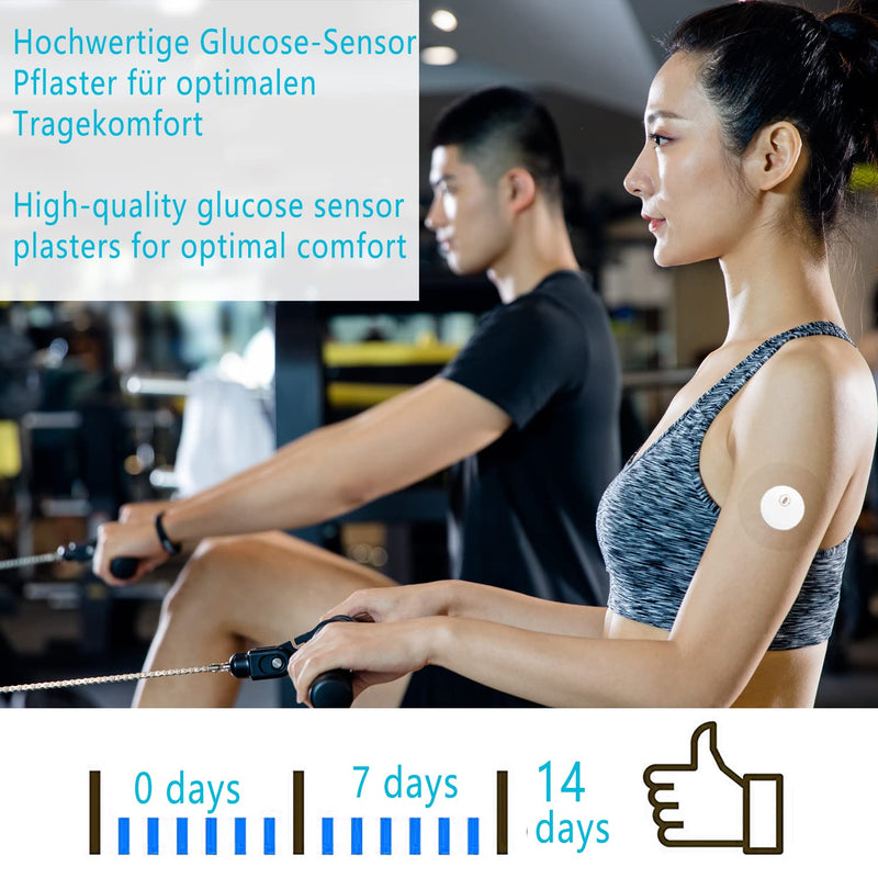Pack Of 40 Freestyle Libre Plasters, Libre Patch Freestyle Libre 2 Plasters, Transparent Freestyle Libre Plasters For Freestyle Libre 1 2 & 3 Sensor, Self-Adhesive, Waterproof & Skin-Friendly - NewNest Australia