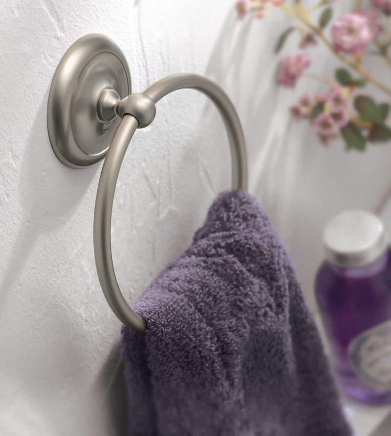 Moen 5386CH Yorkshire Bathroom Hand Towel Ring, Chrome - NewNest Australia